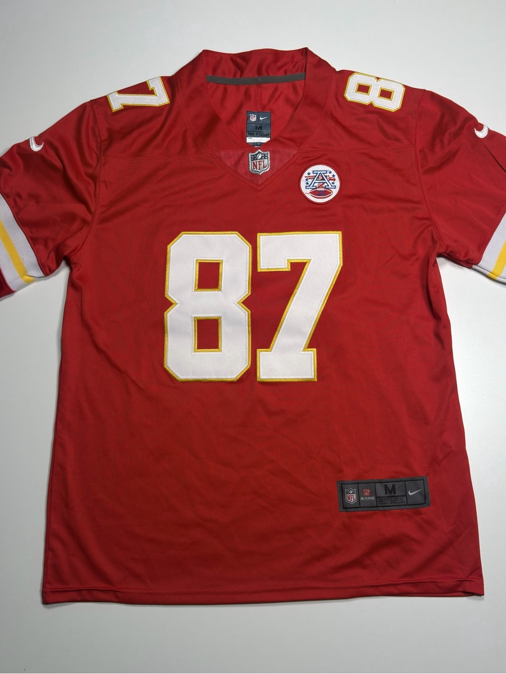 Nike Kansas City Chiefs Travis Kelce #87 On Field Jersey NFL Men’s Medium